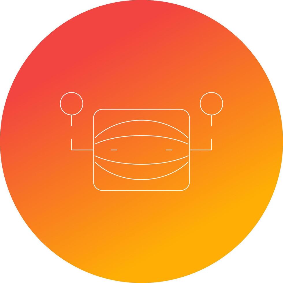 Virtual Assistant Creative Icon Design vector