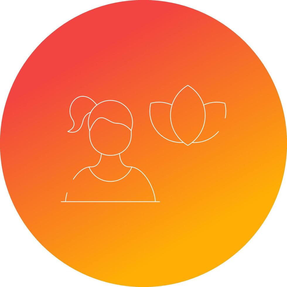 Meditation Creative Icon Design vector