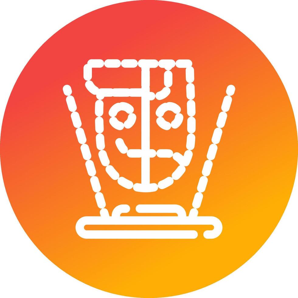 Hologram Creative Icon Design vector