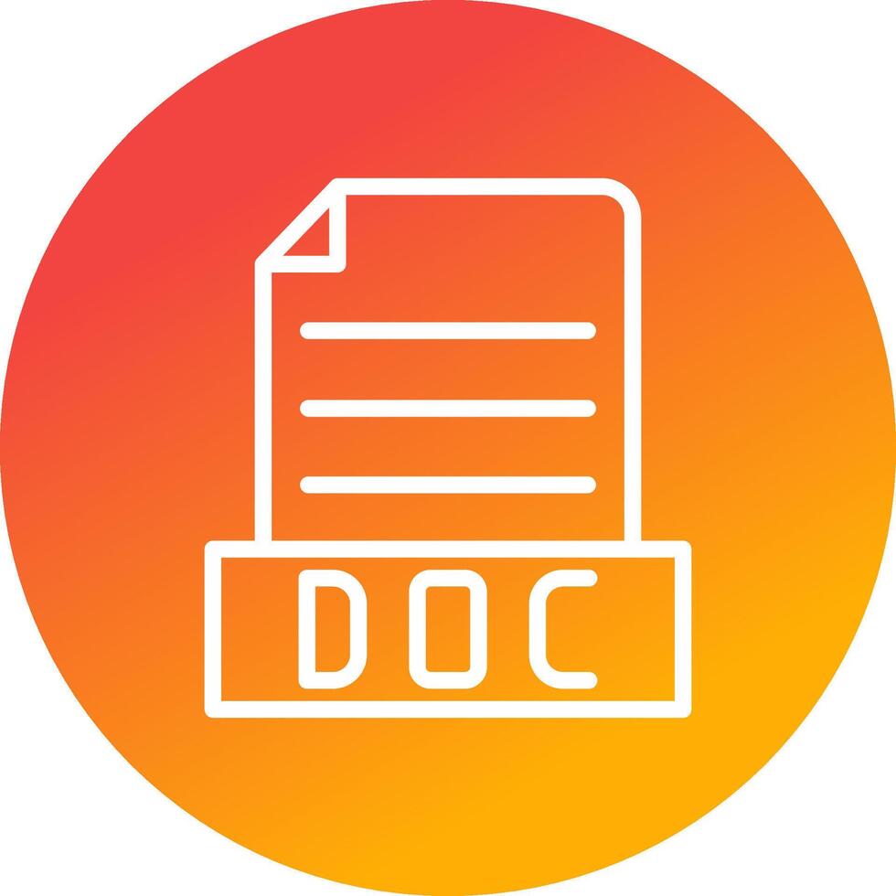Doc Creative Icon Design vector