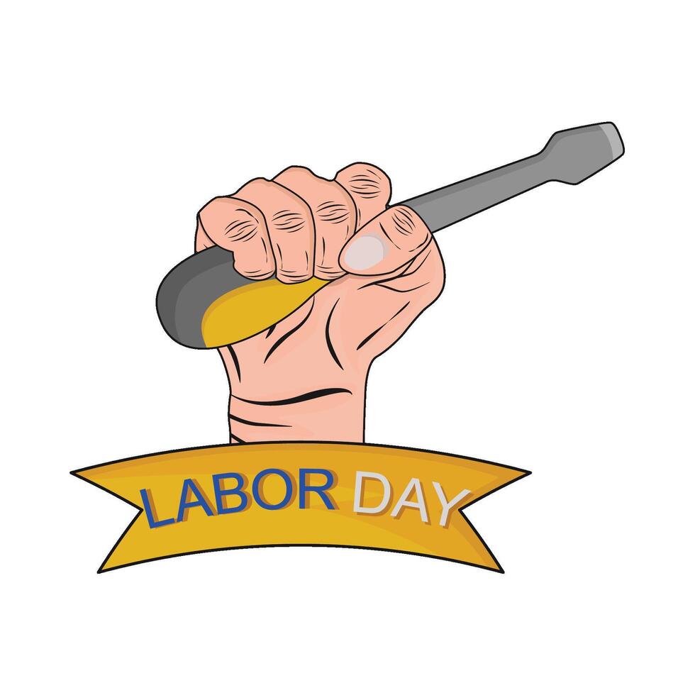 illustration of labor day vector