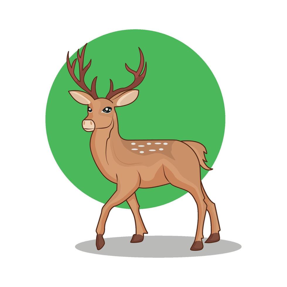 illustration of deer vector