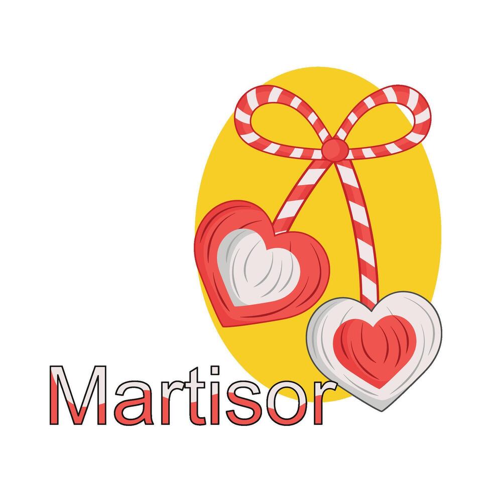 illustration of martisor vector