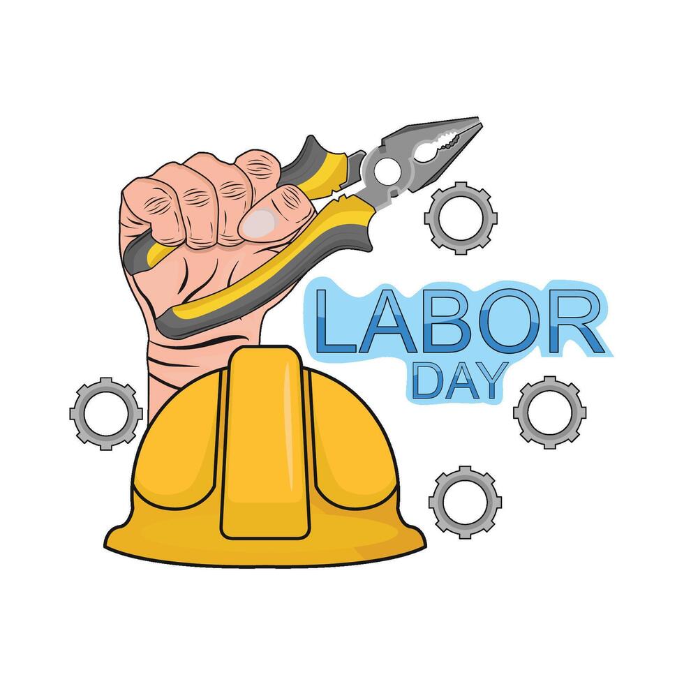 illustration of labor day vector