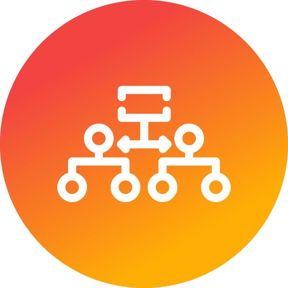 Labeled Hierarchy Creative Icon Design vector