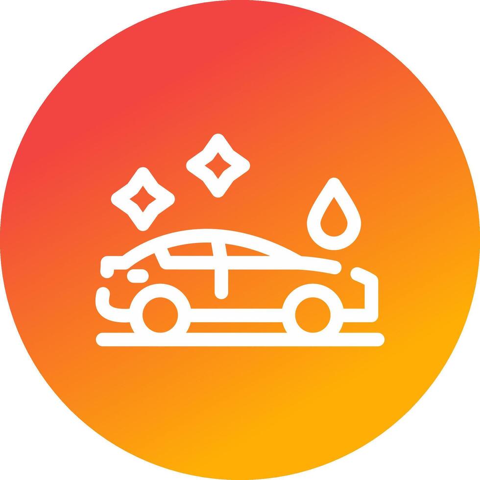 Car Wash Creative Icon Design vector