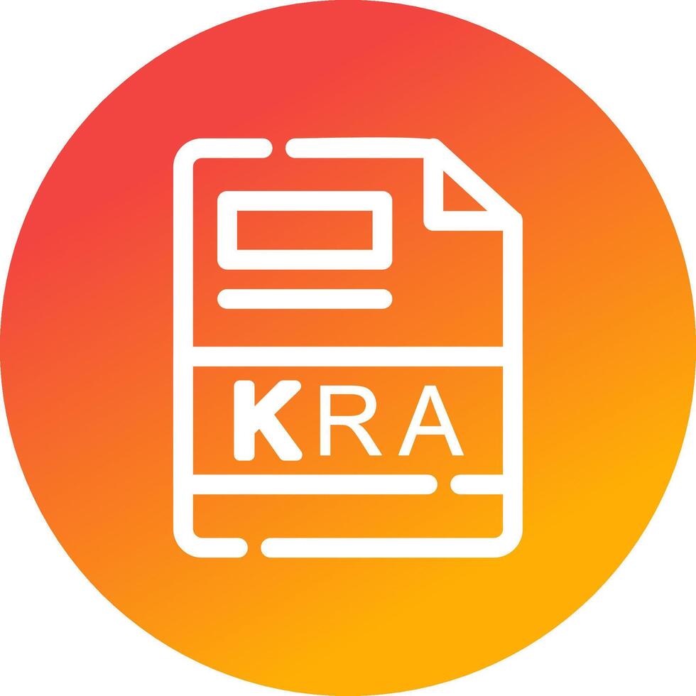 KRA Creative Icon Design vector