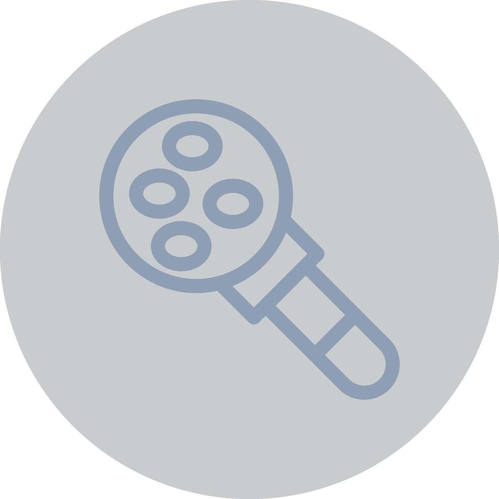 Magnifying Glass Creative Icon Design vector