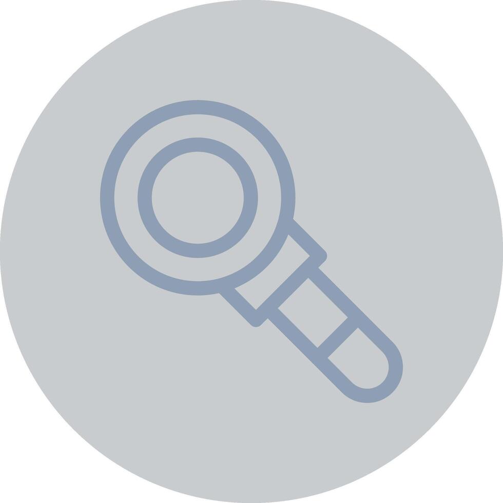 Magnifying Glass Creative Icon Design vector