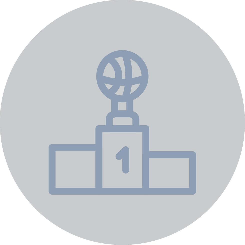 Winner podium Creative Icon Design vector