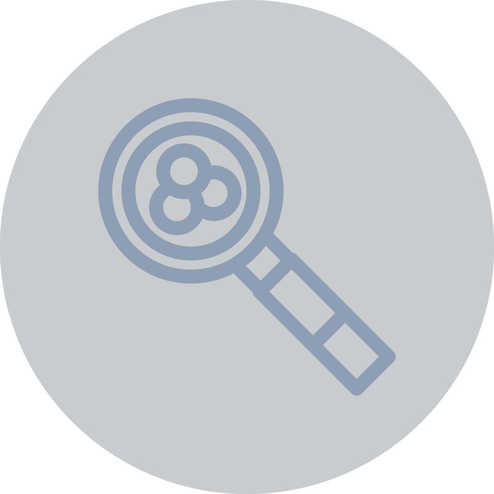 Magnifying Glass Creative Icon Design vector