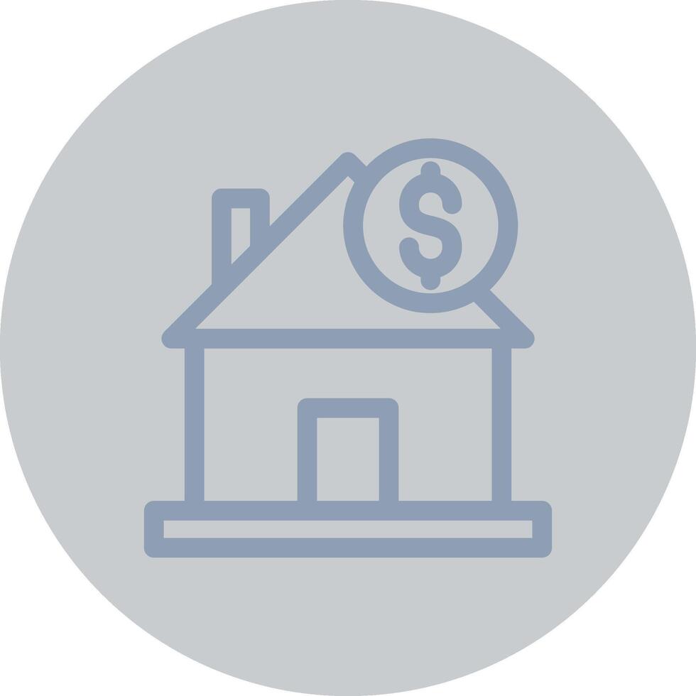 House Price Creative Icon Design vector