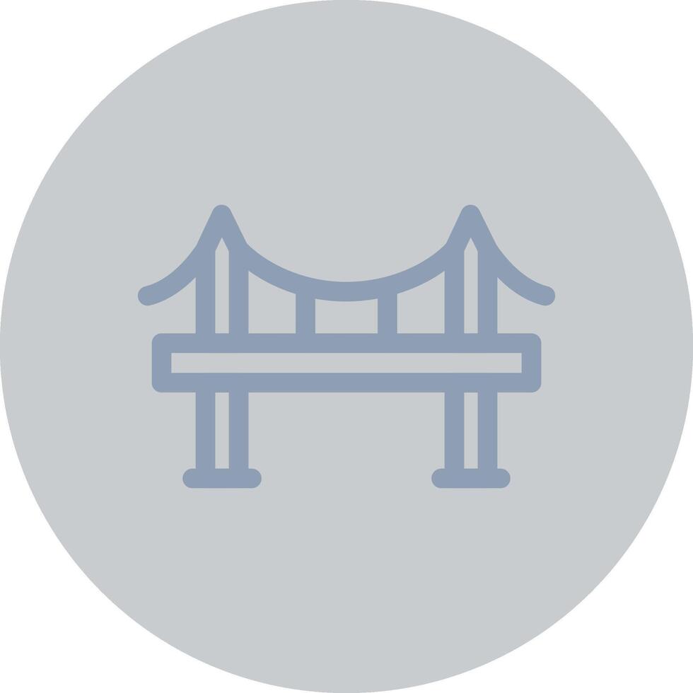 Bridge Creative Icon Design vector