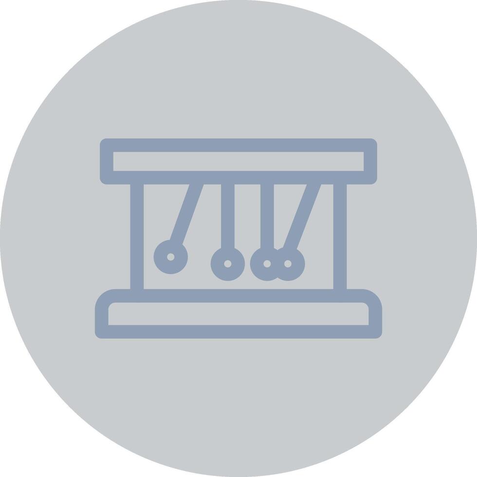 Newton Cradle Creative Icon Design vector
