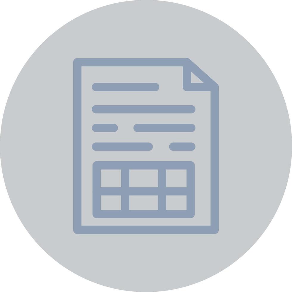 Spreadsheet Creative Icon Design vector