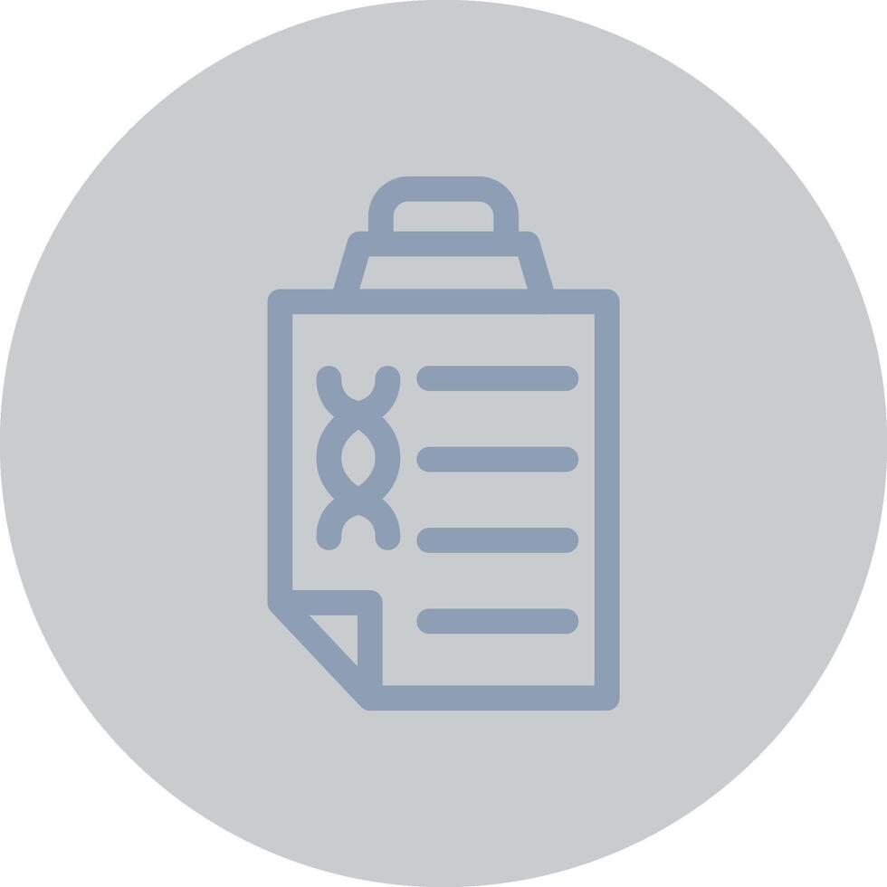 DNA Test Creative Icon Design vector