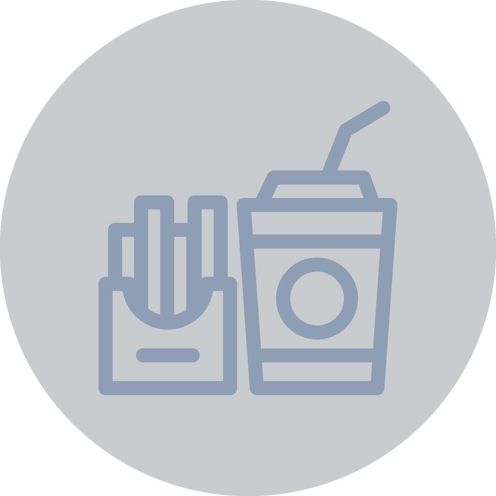 Fast Food Creative Icon Design vector