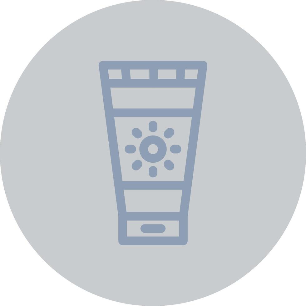 Sunscreen Creative Icon Design vector