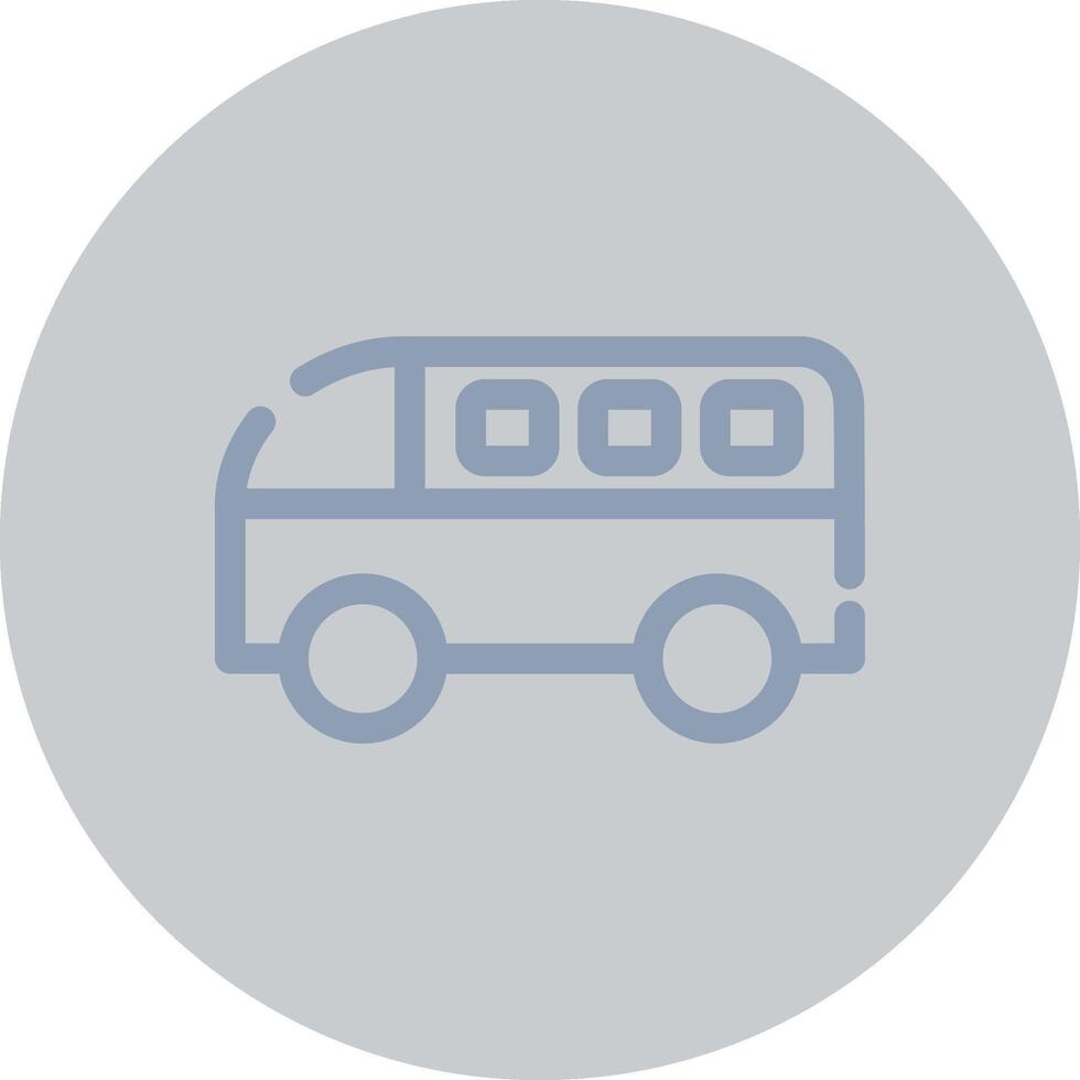 Minivan Creative Icon Design vector