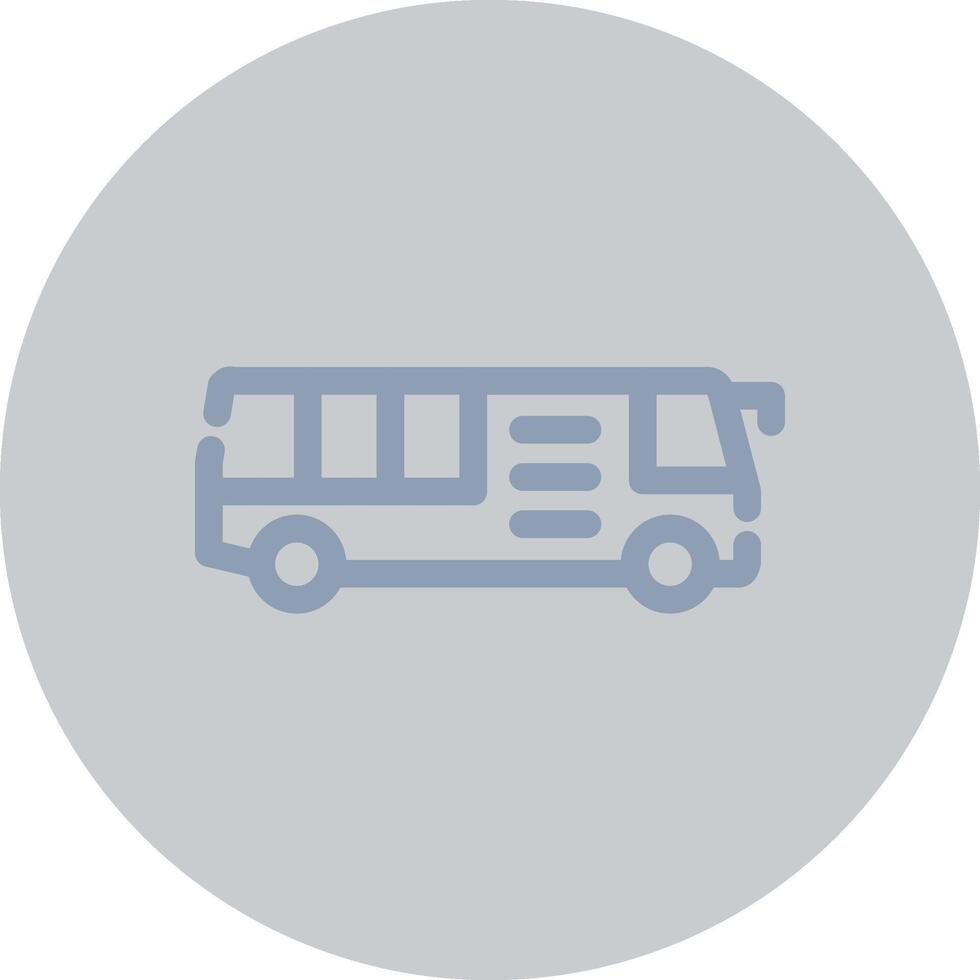 Bus Creative Icon Design vector