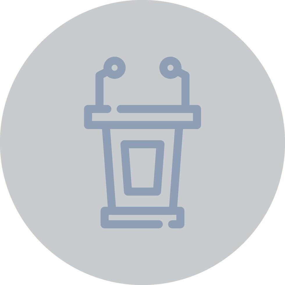 Lectern Creative Icon Design vector