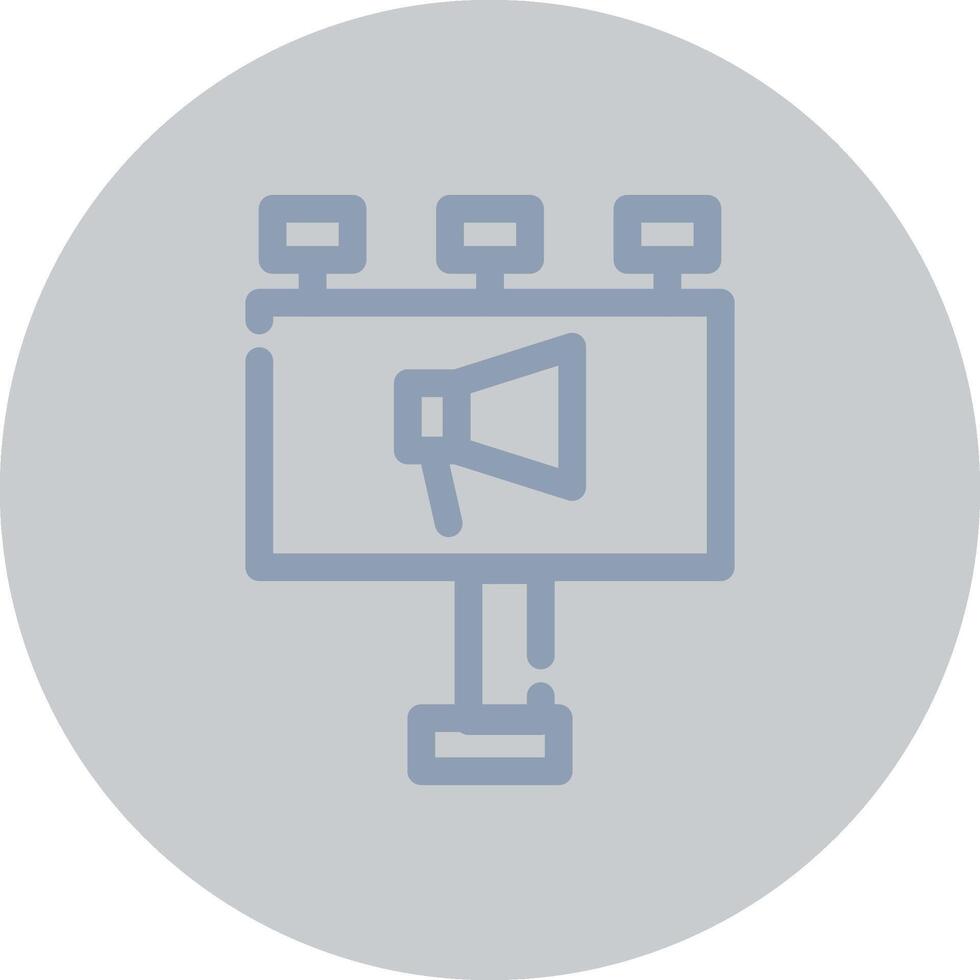 Billboard Creative Icon Design vector
