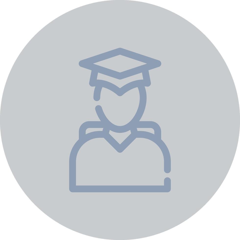 Student Creative Icon Design vector