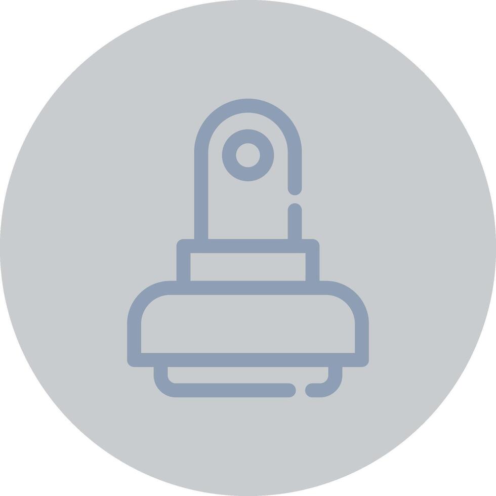 Rubber Stamp Creative Icon Design vector
