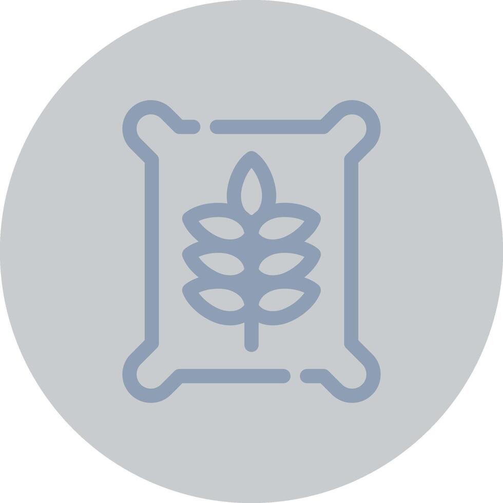 Seed Bag Creative Icon Design vector