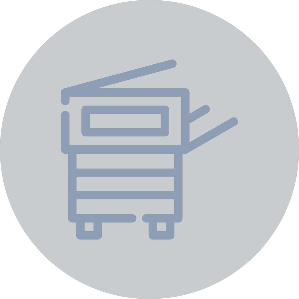 Copy Machine Creative Icon Design vector