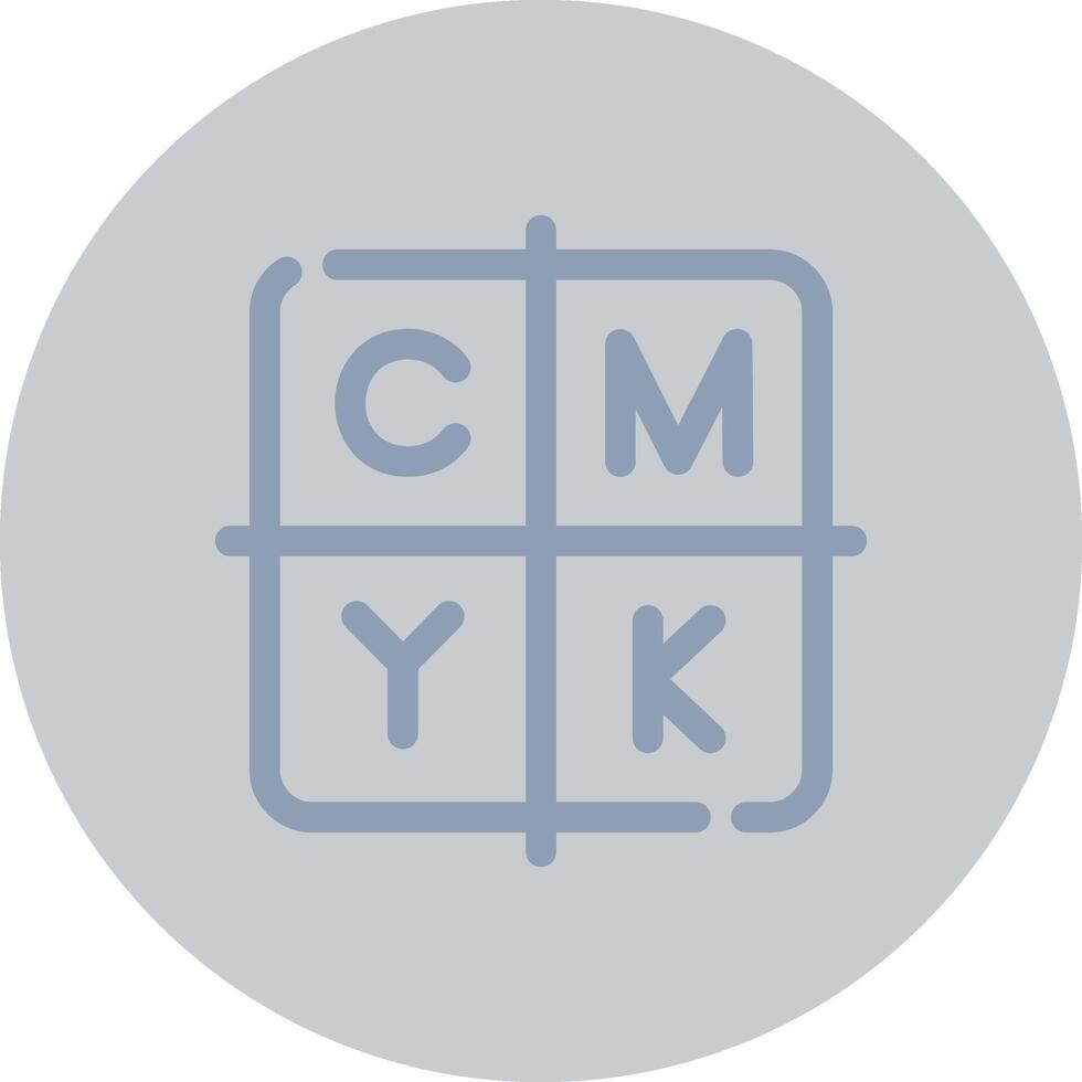 CMYK Creative Icon Design vector