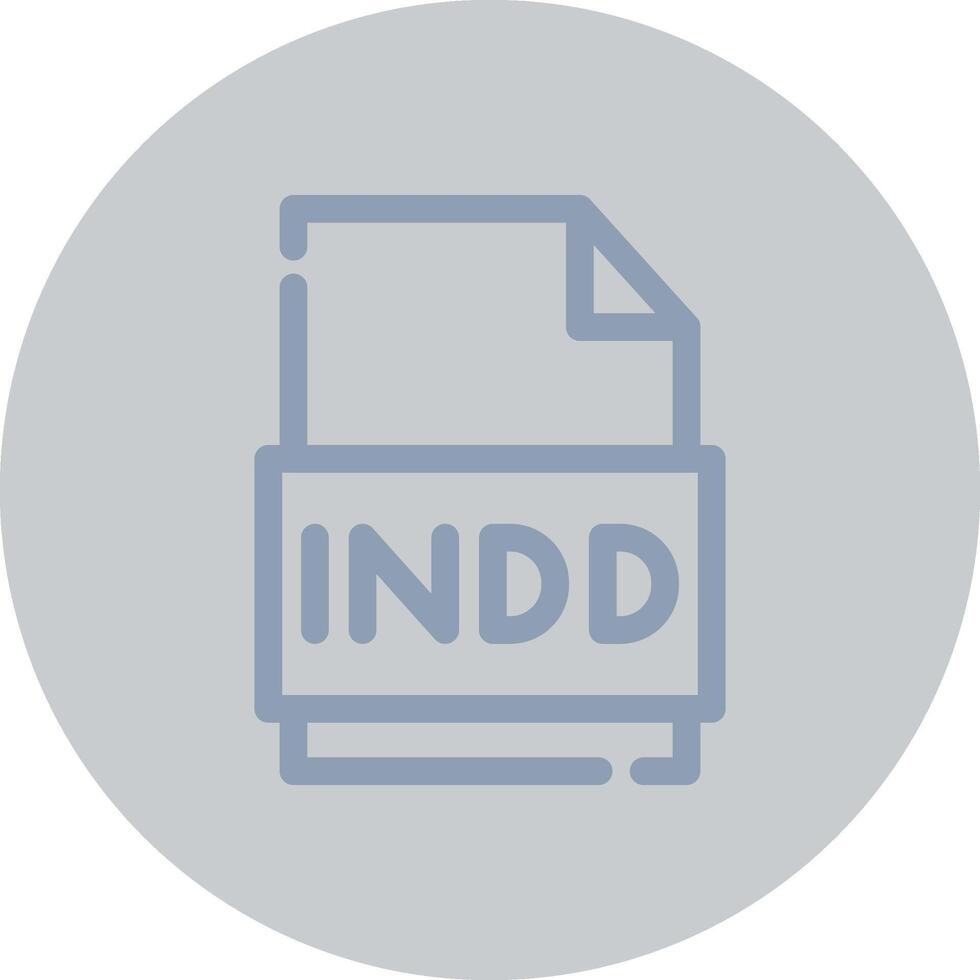 Indd File Creative Icon Design vector