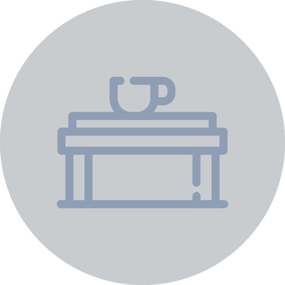 Coffee Table Creative Icon Design vector