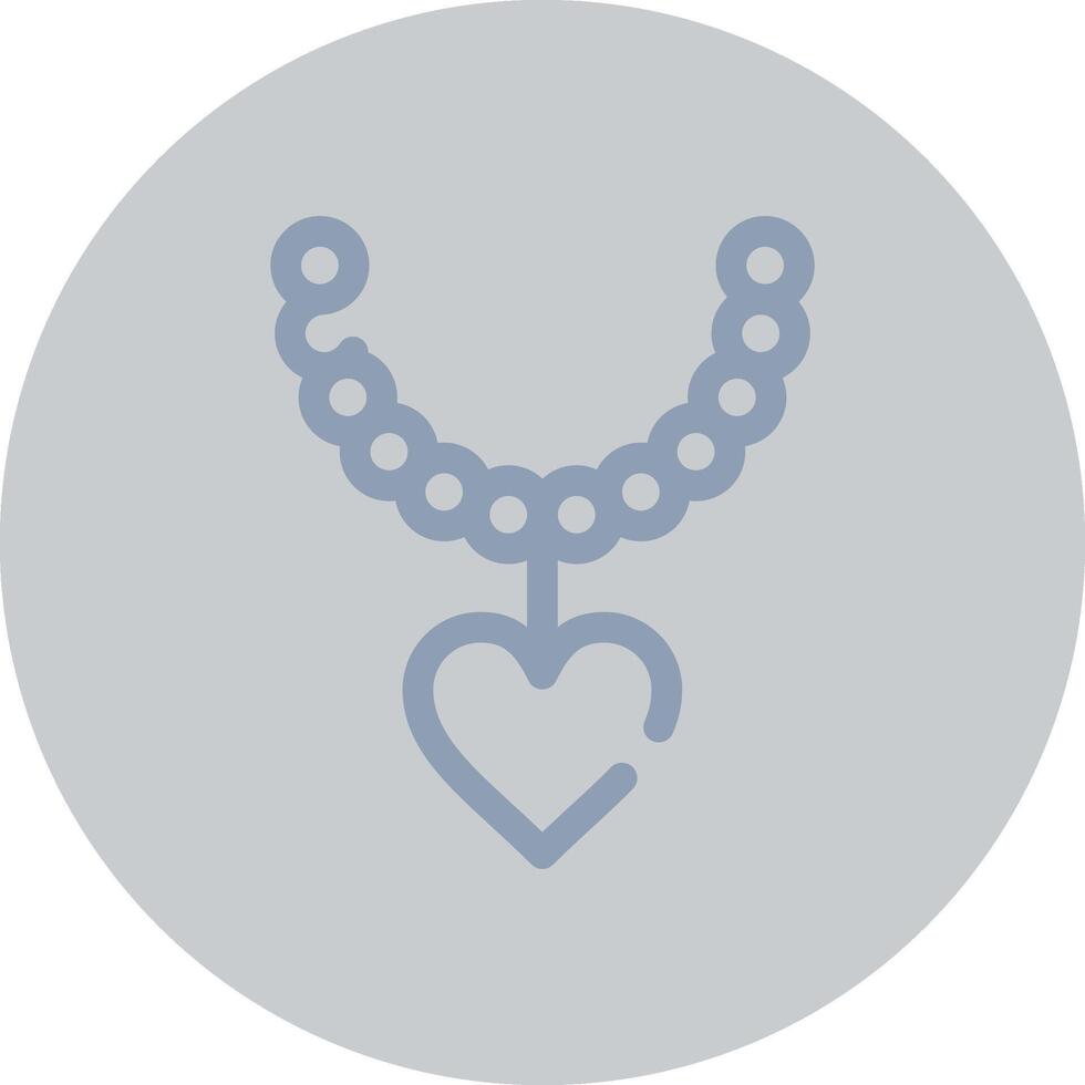 Pearl Necklace Creative Icon Design vector