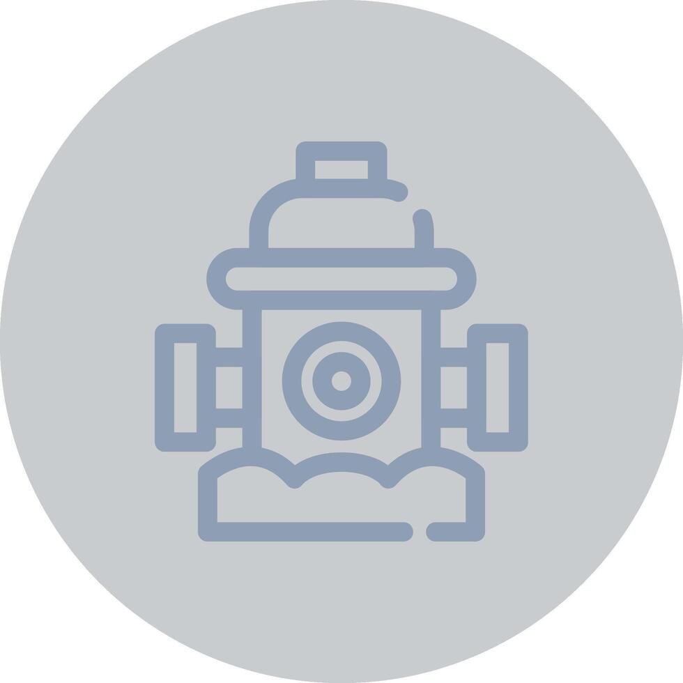 Fire Hydrant Creative Icon Design vector