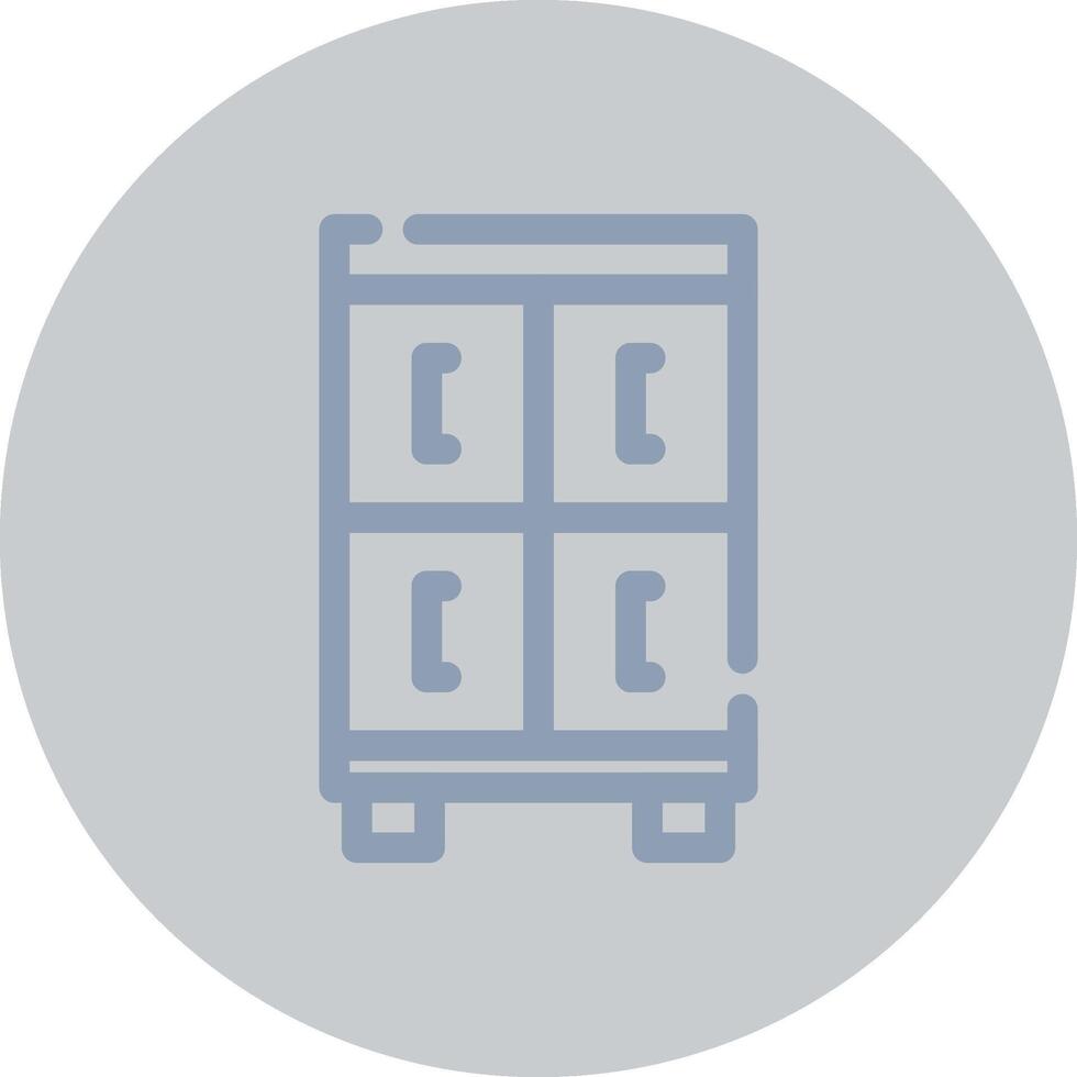 Office Locker Creative Icon Design vector