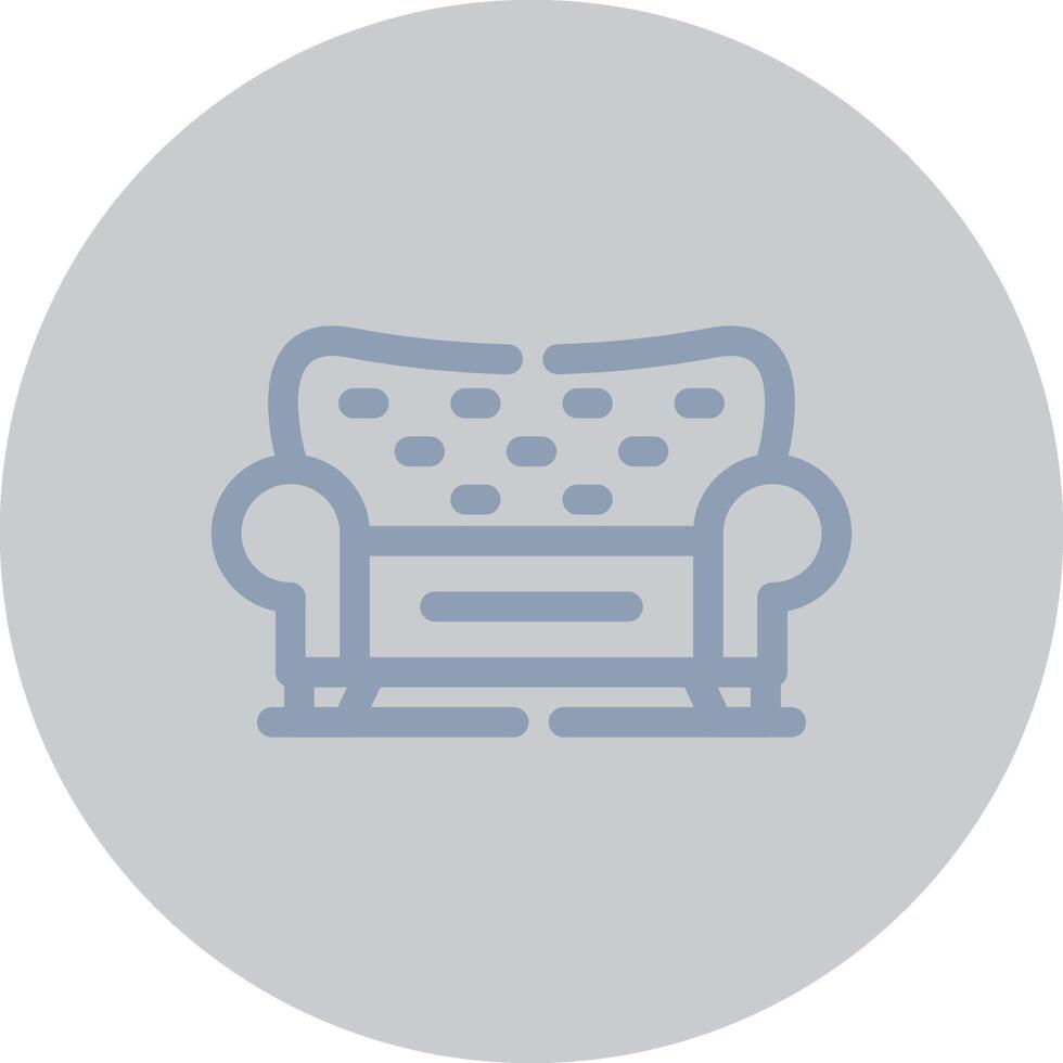 Sofa Creative Icon Design vector