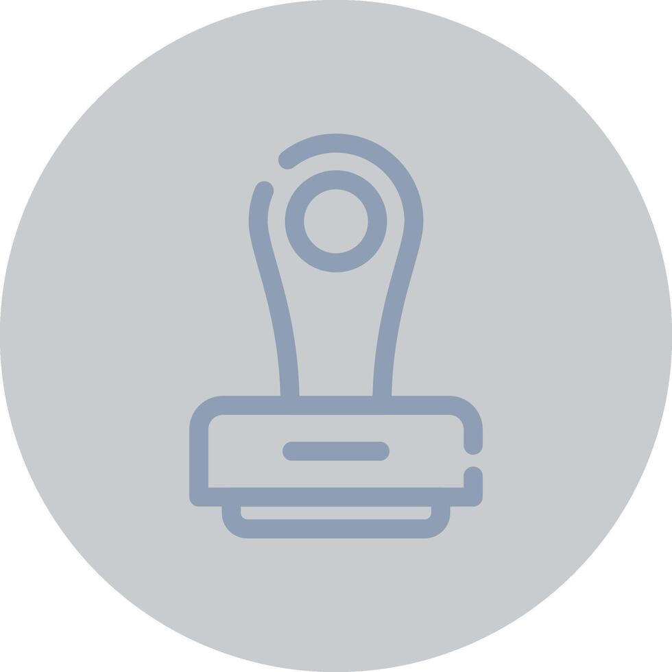 Stamp Creative Icon Design vector