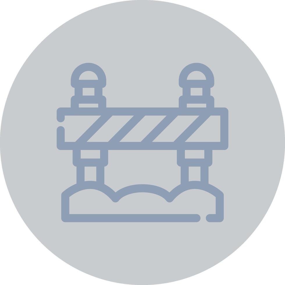 Road Block Creative Icon Design vector