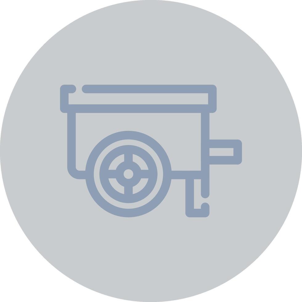 Wheelbarrow Creative Icon Design vector