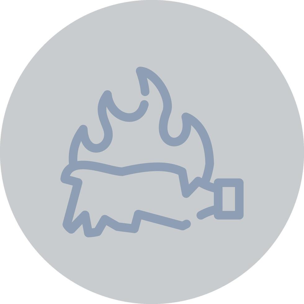 Burn Creative Icon Design vector