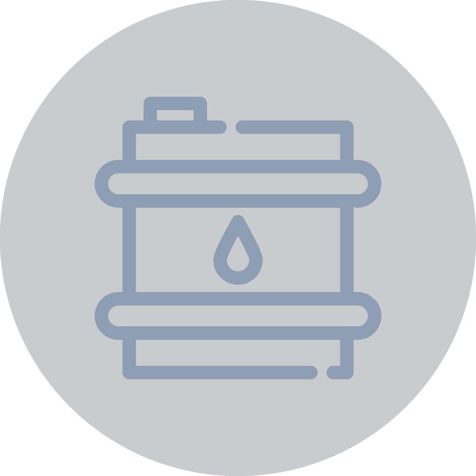 Oil Barrel Creative Icon Design vector