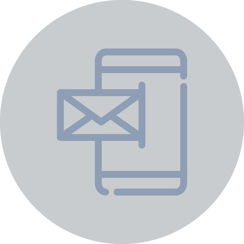 Mobile Email Creative Icon Design vector