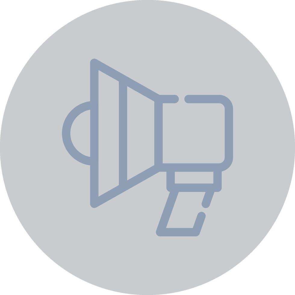 Megaphone Creative Icon Design vector