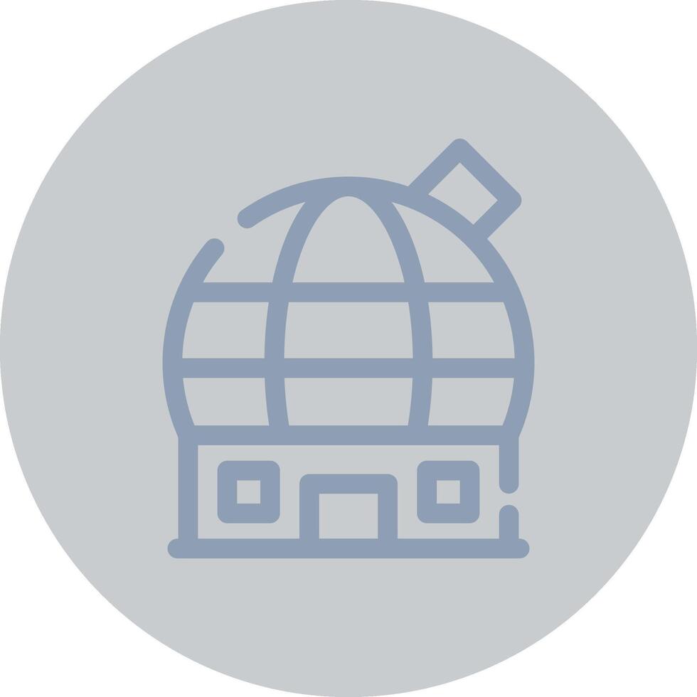 Observatory Creative Icon Design vector