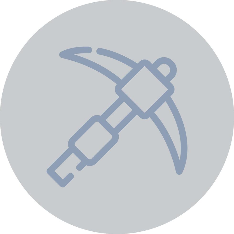 Pickaxe Creative Icon Design vector