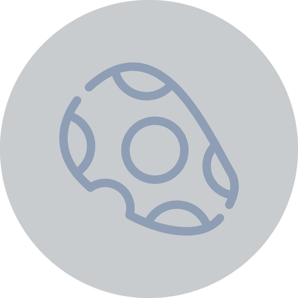 Asteroid Creative Icon Design vector