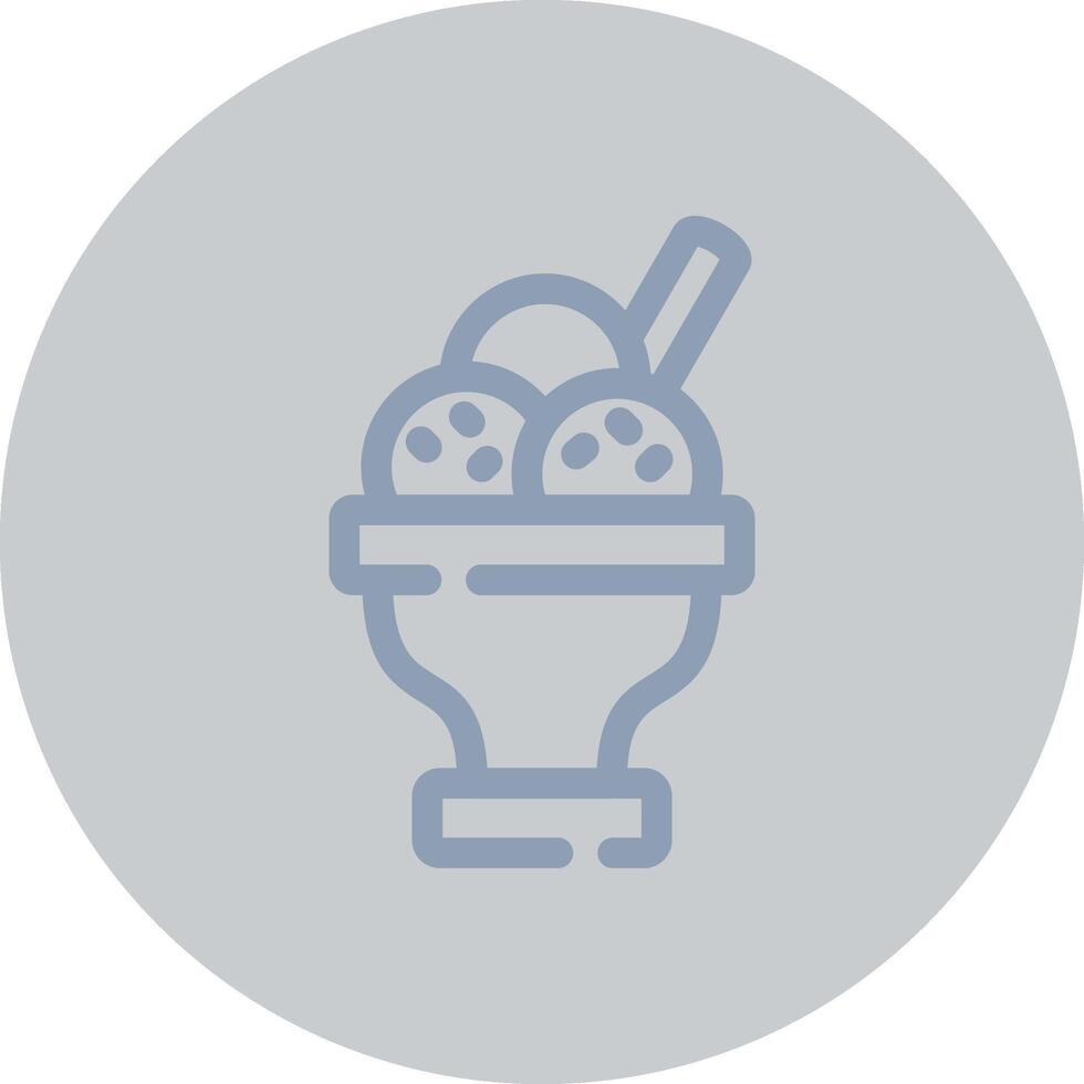 diseño de icono creativo de postre vector