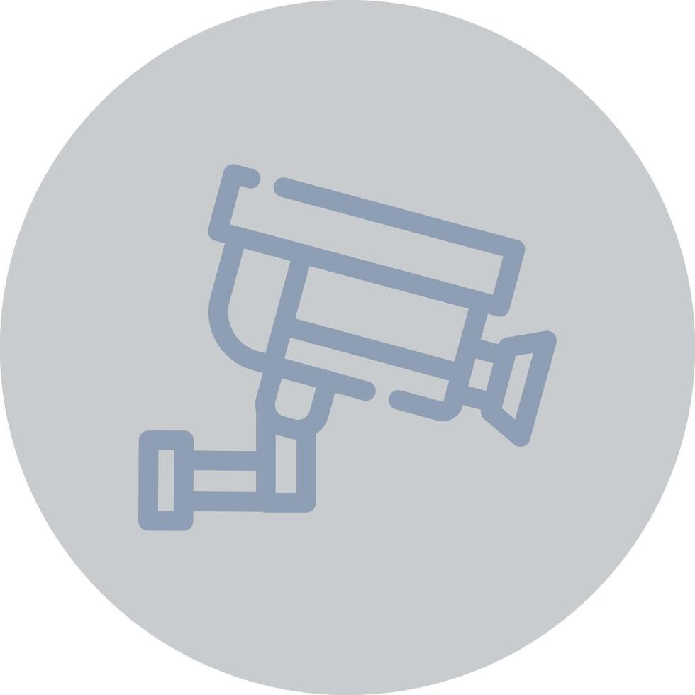 CCTV Camera Creative Icon Design vector