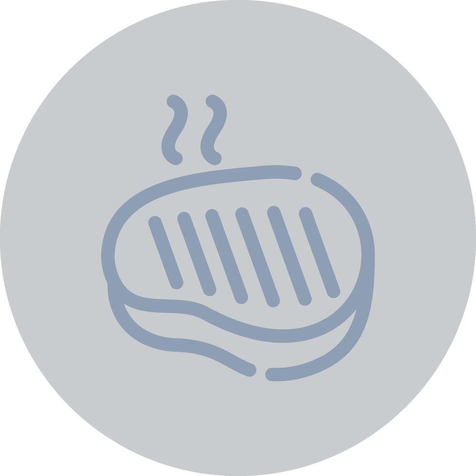 Steak Creative Icon Design vector